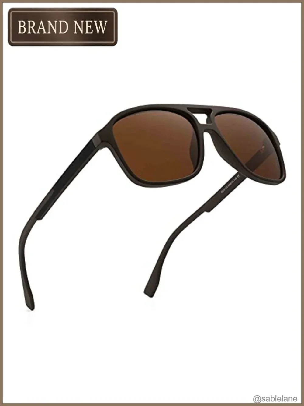 Polarized Aviator Sunglasses for Men Women UV400 Square Retro Oversized